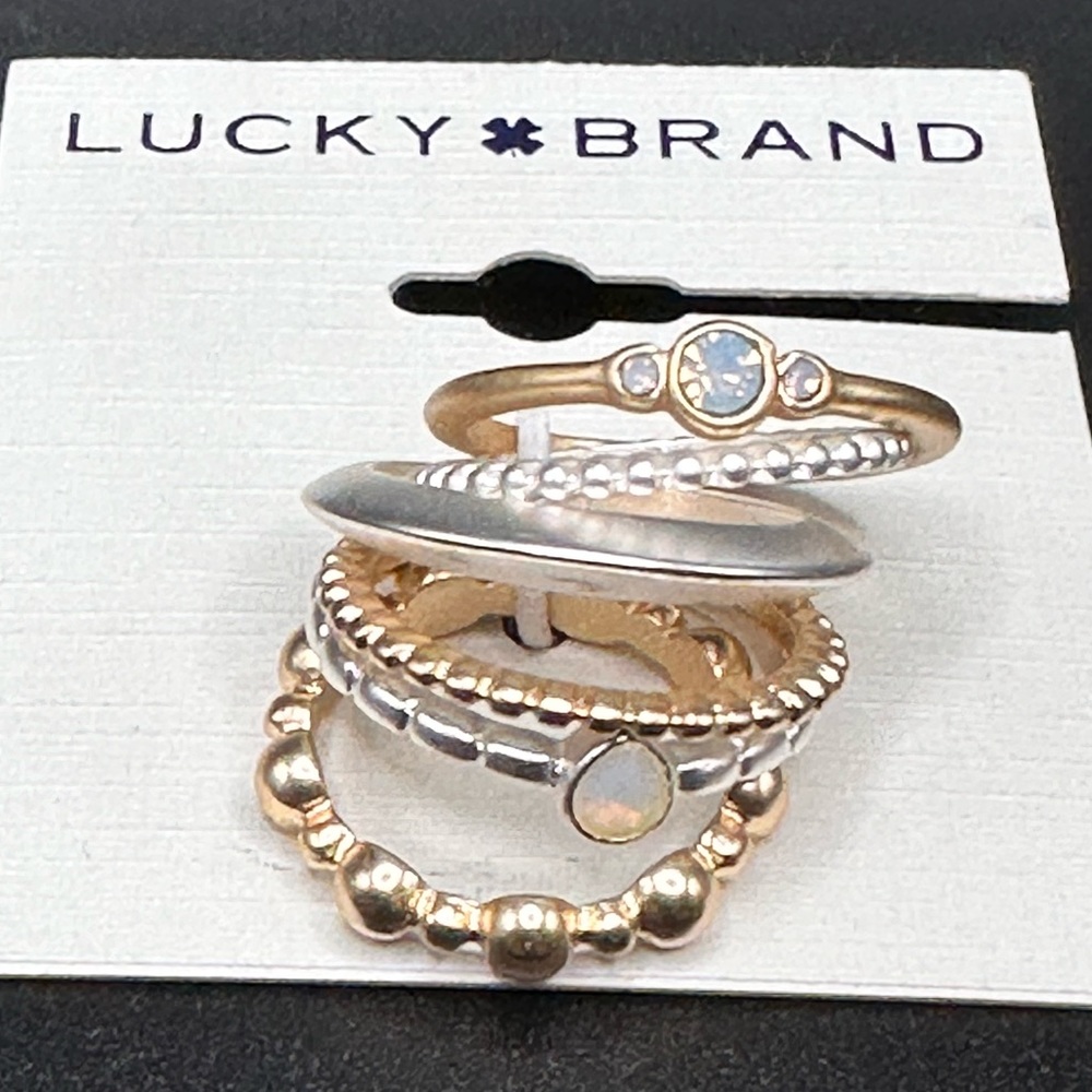 Lucky 🍀 Brand Stacked Ring Set